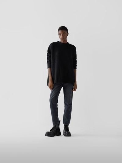 Sir Pullover mit Rundhalsausschnitt Schwarz 1