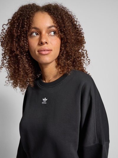 adidas Originals Cropped Sweatshirt mit Logo-Stitching Black 3