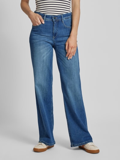 Gang Wide Fit Jeans im 5-Pocket-Design Modell 'AMELIE' Blau 4