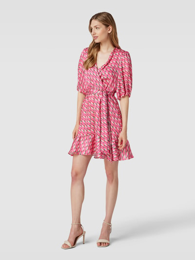 Liu Jo Black Cocktailkleid in Wickel-Optik Modell 'ABITO' Pink 1