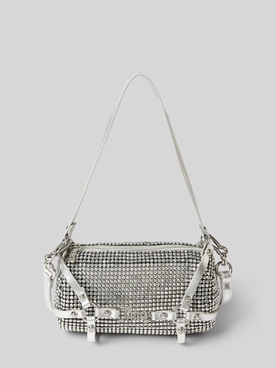 Juicy Couture Handtasche mit Ziersteinbesatz Modell 'MELANIE' Silber 2