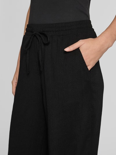 OPUS Stoffen broek met elastische band, model 'Mileni' Zwart - 3