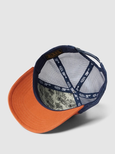 Von Dutch Czapka z daszkiem i naszywką z logo model ‘BOSTON’ Pomarańczowy 2