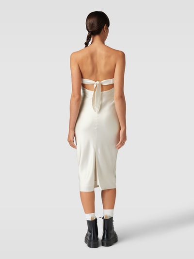 Gina Tricot Abendkleid mit Rückenschnürung Offwhite 5