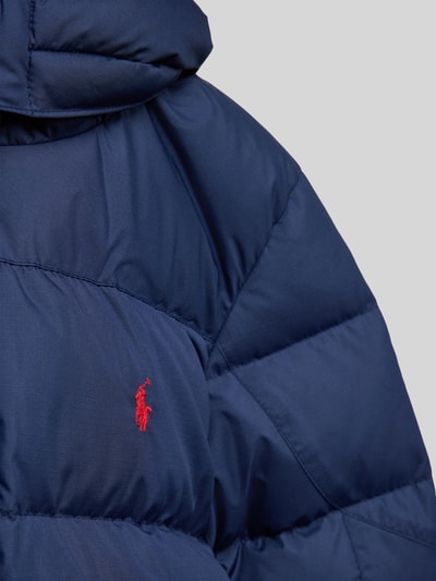 Polo Ralph Lauren Kids Regular fit gewatteerd jack met logostitching, model 'Down' Marineblauw - 2