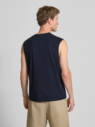 JACK & JONES T-Shirt mit Stitching Marine 5