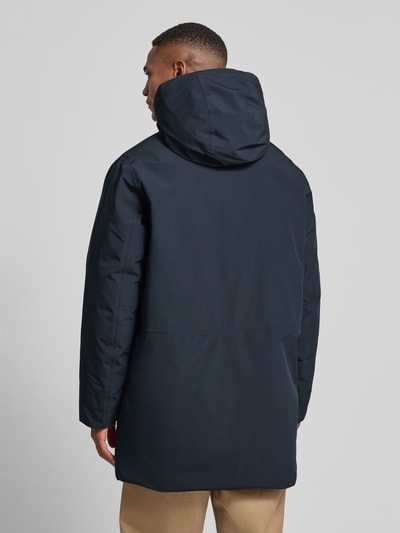 JACK & JONES Premium Parka met capuchon en klepzakken, model 'MOON' Marineblauw - 5