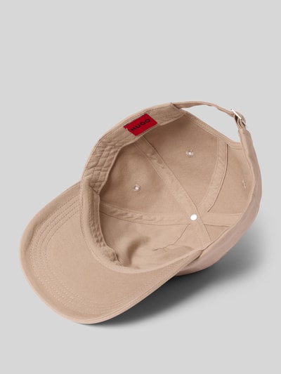 HUGO Basecap mit Label-Bagdes Modell 'Cara' Sand 2
