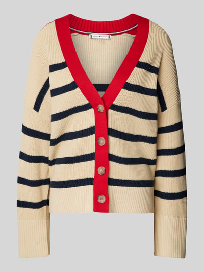 Tommy Hilfiger Relaxed Fit Cardigan aus reiner Baumwolle Sand 2