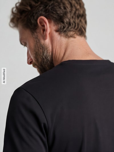 Christian Berg Men T-Shirt mit V-Ausschnitt Black 3