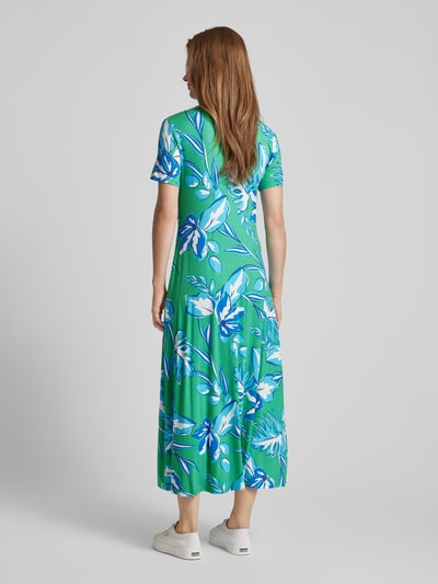 Betty Barclay Maxi-jurk met all-over motief en knoopdetail Groen - 5