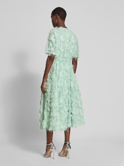 YAS Cocktailjurk met structuurmotief, model 'PAZYLLA' Mintgroen - 5