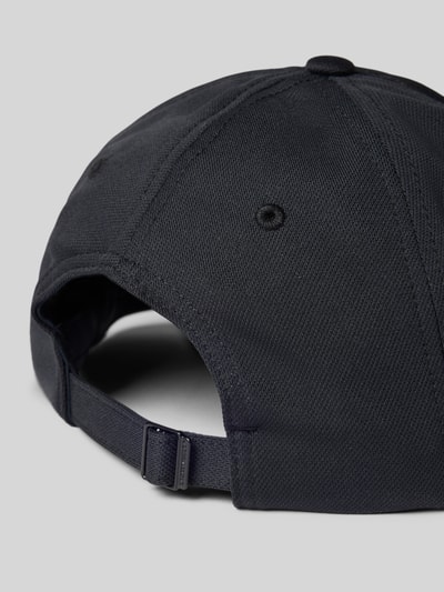Productfoto, donkerblauwe Cap met Logo-Stitching van Under Armour voor Dames met verstelbare sluiting en grove textuur