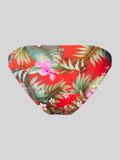 Banana Moon Bikini-Slip mit floralem Print Modell 'MAHALO' Rot 3