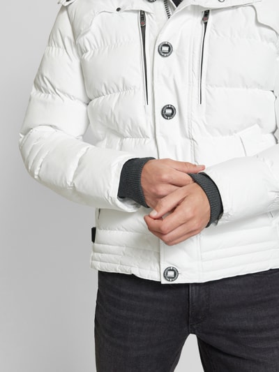 Wellensteyn Funktionsjacke mit Kapuze und Eingrifftaschen Weiss 7