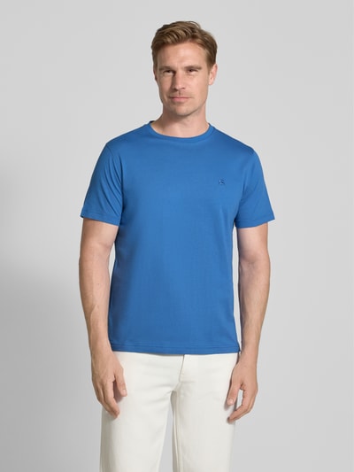 Lerros Regular Fit T-Shirt aus reiner Baumwolle Petrol 4