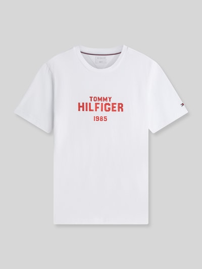 Tommy Hilfiger Regular Fit T-Shirt aus reiner Baumwolle Weiss 2