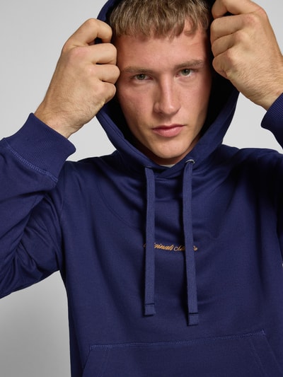 Jack & Jones Hoodie mit Känguru-Tasche Dunkelblau 3