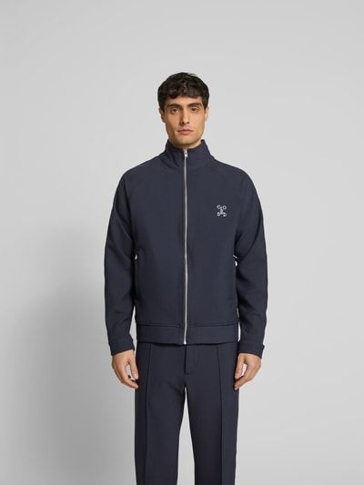 Closed Sweatjacke mit Reißverschlusstaschen Dunkelblau 4