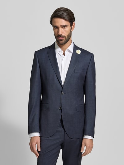 CG – CLUB of GENTS Slim fit 2-knoops colbert met sierdetail Marineblauw - 4