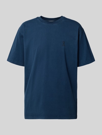 ARMEDANGELS t-shirt o kroju relaxed fit z czystej bawełny ekologicznej model 'ICONIC Å MAARKOS' Granatowy 2