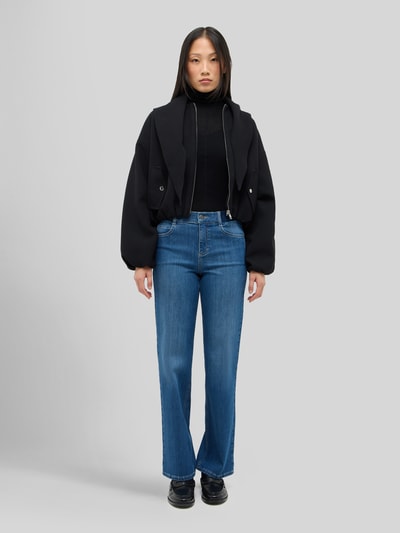ANGELS High Waist Straight Fit Jeans mit Logo-Bund Hellblau 1