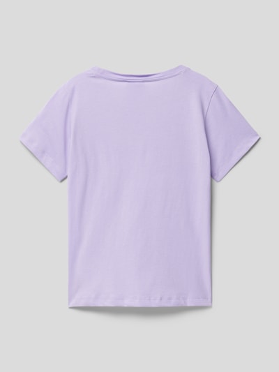 CHAMPION T-shirt met logoprint Lila - 3