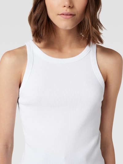 Levi's® Tanktop aus Baumwolle mit Label-Detail Weiss 3