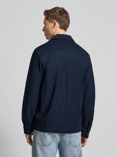 SELECTED HOMME Regular fit overhemdjack van puur biologisch katoen, model 'OLIVER' Marineblauw - 5