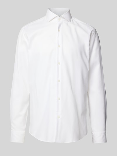 BOSS Regular Fit Business-Hemd mit Haifischkragen Modell 'Joe' Weiss 2