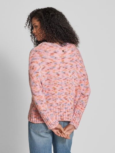 Rich & Royal Strickpullover mit Rundhalsausschnitt Rosa 5