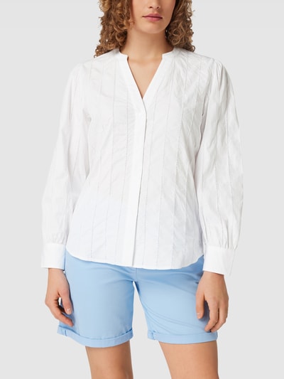 Tommy Hilfiger Overhemdblouse met ajourpatroon Wit - 4