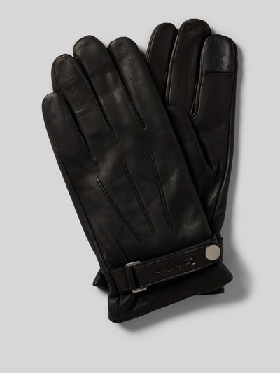 CK Calvin Klein Handschoenen met wol in leerlook  - 1