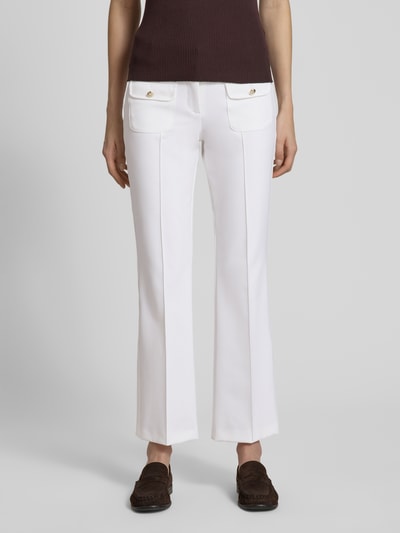 CAMBIO Flared Fit Hose mit Viskose-Anteil Modell 'FARAH' Weiss 4