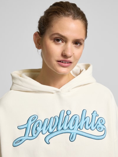 Low Lights Studios Oversized Hoodie mit Kapuze Ecru 3