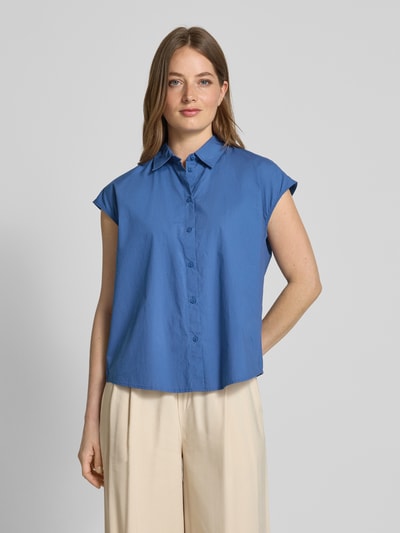 s.Oliver RED LABEL Relaxed Fit Hemdbluse aus reine Baumwolle Ocean 4