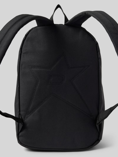 REVIEW Rucksack mit Label-Patch Black 3