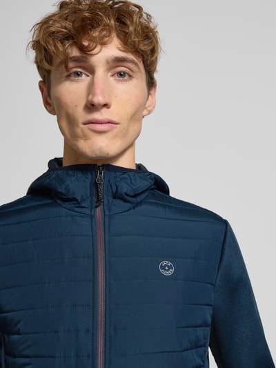 Jack & Jones Steppjacke mit Reißverschluss Modell 'MULTI QUILTED JACKET' Dunkelblau 3