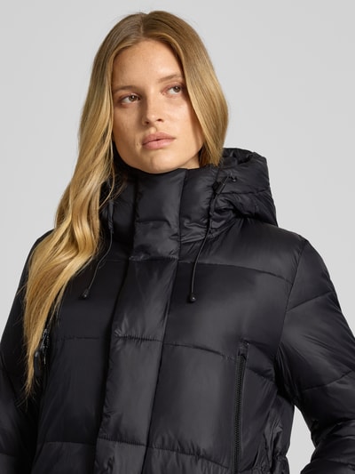 WITHBLACK Regular Fit Steppmantel mit Enten-Daunen-Füllung Black 3