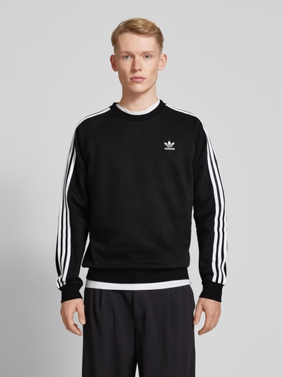 adidas Originals Oversized Sweatshirt mit gerippten Abschlüssen Black 4