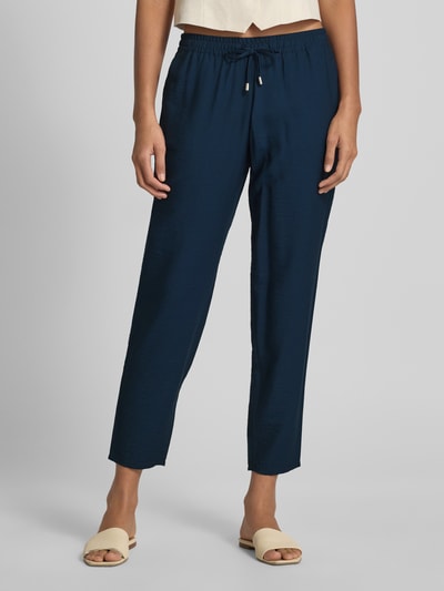 Christian Berg Woman Tapered Fit Stoffhose mit Eingrifftaschen Dunkelblau 4