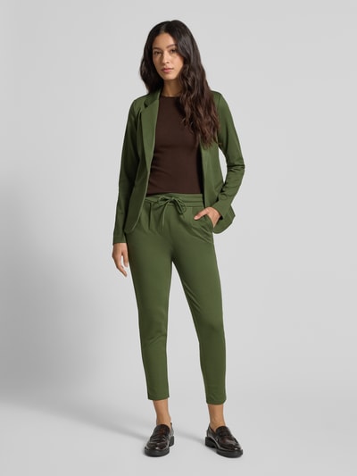 ICHI Spodnie dresowe z elastycznym pasem model ‘KATE’ Khaki 1