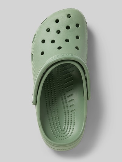 Crocs Hausschuhe mit Label-Detail Hellgruen 3