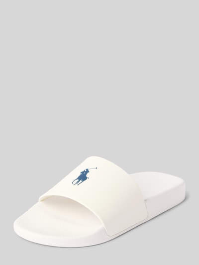 Polo Ralph Lauren Sandalette mit Label-Detail Weiss 1