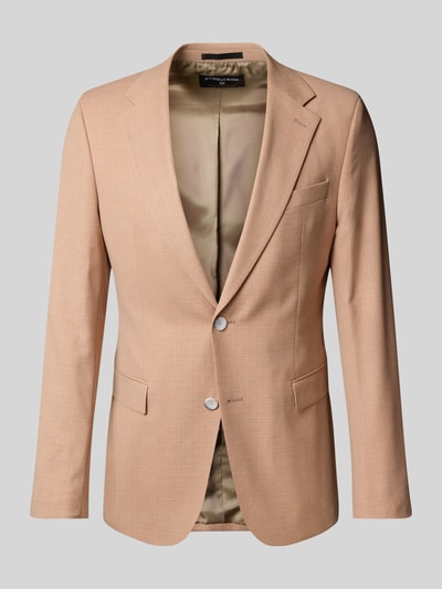 Strellson Slim fit colbert met paspelzak op de borst, model 'Alzer' Roestrood - 2