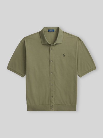 Polo Ralph Lauren Regular Fit Freizeithemd aus reiner Baumwolle Oliv 2