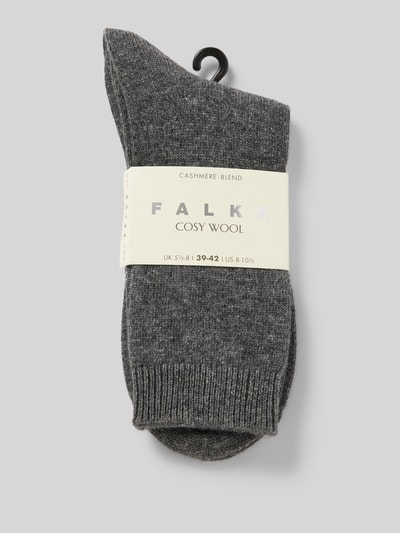 Falke Socken mit hochwertigem Woll-Kaschmir-Mix Modell 'COSY WOOL' Hellgrau 3