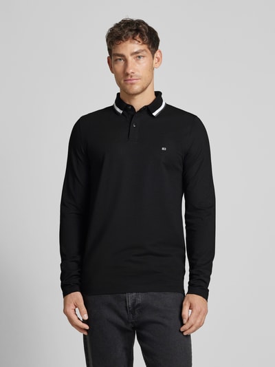 Christian Berg Men Gebreide pullover met polokraag Zwart - 4