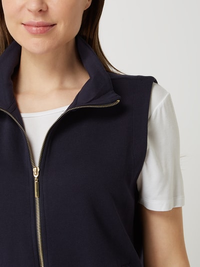 Christian Berg Woman Gilet van katoen Donkerblauw - 3