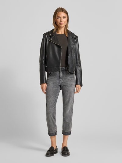 Angels Slim Fit Jeans in verkürzter Passform Modell 'DARLEEN' Hellgrau 1